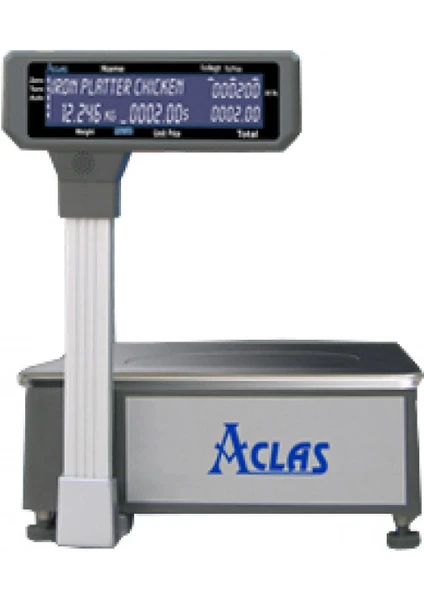 Aclas Ls2 M3, Pole Type, Rectangular 64*384LCD, 15KG, ETHERNET+RS232