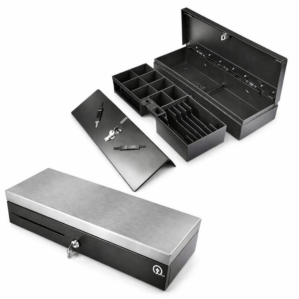 Nex360 Metal Flip Top Para Çekmecesi Inox 460 x 170 x 100 mm