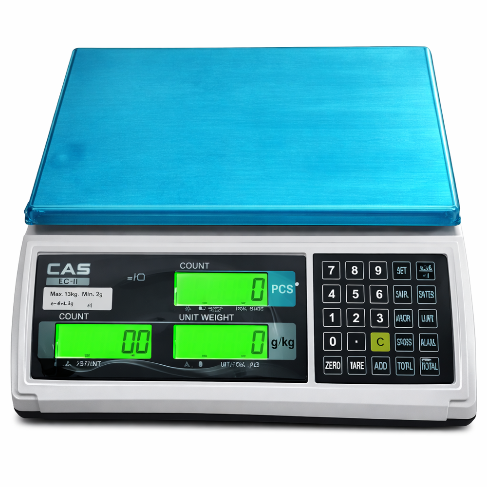 Cas EC-II Sayım Terazisi 15 Kg  0,5 Gr