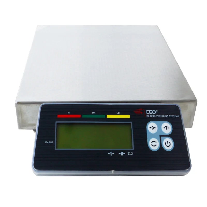CEO CDP-WS/BS Full Paslanmaz Yıkanabilir Platform Terazi – IP69K, 30×30 cm