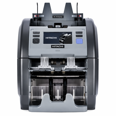 Hitachi-Hunter Ih-110 İki Katlı, 30 Ülke Kombinasyonlu Karışık Para Sayma Makinesi