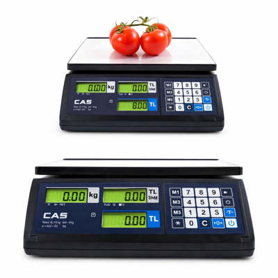 Cas Er Jr Set üstü Terazi 15 Kg Pc Bağlantılı