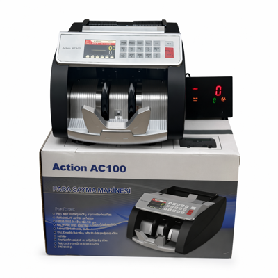 Action AC100 TL / EURO Kağıt Para Sayma Makinesi