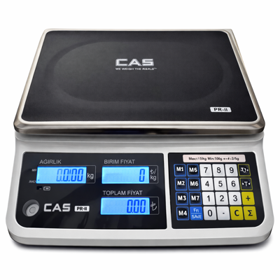 CAS PRII CB 15  kg. Onaylı Tartım Terazisi