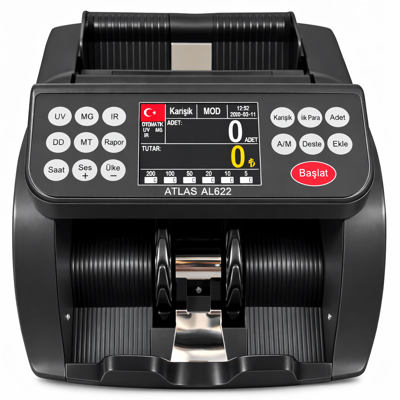 Atlas  AL 622 / TL- Euro Kağıt Para Sayma Makinesi