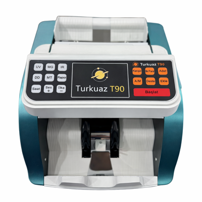 Turkuaz T90 / TL- Euro  Kağıt Para Sayma Makinesi