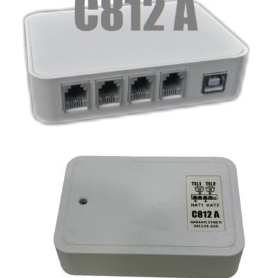 Caller ID Telefon Hatlı Modem Arayan Numarayı Gösteren 2 Hat  C812A